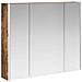 Mobiletto per specchio da bagno Rovere fumé 83,5 x 15,5 x 70 cm - Foto miniatura 5
