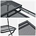 Set da Pranzo per Giardino 9 pcs Antracite 212 x 90 x 76 cm - Foto miniatura 8