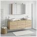 Set di mobili per il bagno 4 pcs Rovere Sonoma - Foto miniatura 4