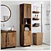 Mobile da bagno Legno antico 36.5 x 38 x 180 cm - Foto miniatura 2