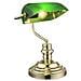 Lampada da Scrivania Antique in Ottone con Paralume Verde 2491K - Foto miniatura 2