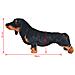 Cane Bassotto in Peluche in Piedi Nero XXL - Foto miniatura 4