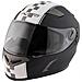 Casco Integrale Moto Scooter Touring Visiera Interna Parasole Viaggio Nero L - Foto miniatura 2
