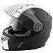 Casco Integrale Moto Scooter Touring Visiera Interna Parasole Viaggio Nero L - Foto miniatura 5