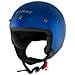 Piconet Casco Jet Frontino Moto Scooter Quad Custom Blu Ece 22-05 Taglia L - Foto miniatura 4