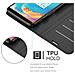 Cadorabo Custodia Compatibile Con Oneplus 5t In Nero Carbone - Coperchio Protettiva Con Chiusura Magnetica, Funzione Stand E Tasca Per Le Carte - Foto miniatura 4