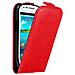 Custodia Compatibile Con Samsung Galaxy S3 Mini In Rosso Mela - Coperchio Protettivo In Design Flip Con Chiusura Magnetica - Foto miniatura 3