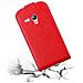 Custodia Compatibile Con Samsung Galaxy S3 Mini In Rosso Mela - Coperchio Protettivo In Design Flip Con Chiusura Magnetica - Foto miniatura 6
