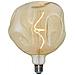 Lampadina Maxi Filament Bumped, Decorativa, Con Filamento A Spirale, Oro In Vetro, 18 X 18 X 21,5 Cm, 1 X E27, 5w, 250lm, 2000k, 240v - Foto miniatura 1