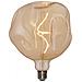Lampadina Maxi Filament Bumped, Decorativa, Con Filamento A Spirale, Oro In Vetro, 18 X 18 X 21,5 Cm, 1 X E27, 5w, 250lm, 2000k, 240v - Foto miniatura 5