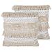 Set Di 2 Cuscini Decorativi Boho 45 X 45 Cm Beige Villur - Foto miniatura 1