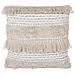 Set Di 2 Cuscini Decorativi Boho 45 X 45 Cm Beige Villur - Foto miniatura 6