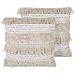 Set Di 2 Cuscini Decorativi Boho 45 X 45 Cm Beige Villur - Foto miniatura 15