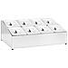 Supporto Gastronorm Con 8 Contenitori Gn 1/6 In Acciaio Inox - Foto miniatura 1