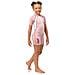 Shorty Kid Shorty Neoprene Per I Bambini Ultra Stretch Neoprene 15 2 Mm Rosa Bianco 56 Anni - Foto miniatura 1