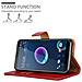 Custodia Compatibile Con Htc Desire 12 In Rosso Vinaccia - Coperchio Protettiva Con Chiusura Magnetica, Funzione Stand E Tasca Per Le Carte - Foto miniatura 3