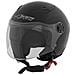 Casco Scooter Moto Bambino Ragazzo Protettivo Certificato Ece 22-05 Nero S - Foto miniatura 2