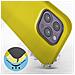 Cover Per Iphone 14 Pro Max In Silicone Semi-rigido Soft-touch Gialla - Foto miniatura 3