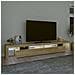 Mobile Porta Tv Con Luci Led Rovere Sonoma - Foto miniatura 3