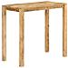Tavolo Da Bar 112x55x108 Cm In Legno Massello Di Mango - Foto miniatura 1