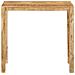 Tavolo Da Bar 112x55x108 Cm In Legno Massello Di Mango - Foto miniatura 2