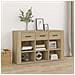 Credenza Rovere Sonoma 100x30x59,5 Cm In Legno Multistrato - Foto miniatura 1