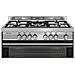 Cucina Elettrica ST965MBK 5 Fuochi a Gas Forno Elettrico Classe A+Dimensioni 90 x 60 cm Colore Acciaio Inox/ Nero Carbone - Foto miniatura 3