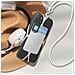 Cover Cordino Universale Per Smartphone Con Porta-carte Serie Neckpouch Bianca - Foto miniatura 2