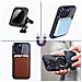 Cover Magsafe Per Iphone 15 Pro Max Silicone Bordo Cromato Viola - Foto miniatura 5