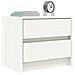 Comodini 2 Pz Bianchi 40x31x35,5 Cm In Legno Massello Di Pino - Foto miniatura 3