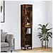 Credenza Rovere Fumo 34,5x34x180 Cm In Legno Multistrato - Foto miniatura 1
