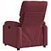 Poltrona Reclinabile In Tessuto Rosso Vino - Foto miniatura 6