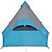 Tenda da Campeggio Tipi per 7 Persone Blu Impermeabile - Foto miniatura 7