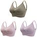 Reggiseno Per Allattamento, Confezione Da 3 (verde + Rosa + Caffè)  M - Foto miniatura 1