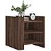 Comodino Rovere Marrone 45x50x50 Cm In Truciolato - Foto miniatura 3