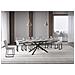 Tavolo allungabile 90x160/264 cm Plaker cemento gambe antracite - Foto miniatura 3