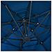 Ombrellone Da Giardino 4 Livelli Palo In Alluminio Azzurro 3x3m - Foto miniatura 6