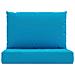 Cuscini Per Pallet 2 Pz Azzurro In Tessuto Oxford - Foto miniatura 3