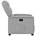 Poltrona Elettrica Reclinabile Grigio Nuvola in Tessuto - Foto miniatura 6