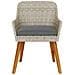 Sedia da giardino con cuscini 2 pcs Grigio chiaro in Polyrattan - Foto miniatura 5