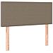 Giroletto a Molle con Materasso Tortora 120x190 cm in Tessuto - Foto miniatura 7