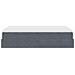 Pouf Letto con Materasso Grigio Scuro 120x190 cm Velluto - Foto miniatura 9