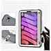Custodia Per Ipad Mini 6 8.3"" Con Supporto E Alloggiamento Per Stilo Grigio - Foto miniatura 4