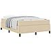 Letto a molle Crema e Nero 140 x 190 cm - Foto miniatura 3