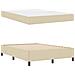 Letto a molle Crema e Nero 140 x 190 cm - Foto miniatura 6