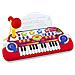 Tastiera Elettronica 24 Tasti Con Microfono Rossa - Foto miniatura 1
