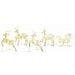 Renne LED con 40 LED 5 pcs Oro PET - Foto miniatura 1