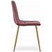 Sedia Valora PYRA in velluto rosa con gambe in legno, design moderno x4 - Foto miniatura 8