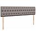Struttura Letto Pouf con Materassi Tortora 180x200cm in Tessuto - Foto miniatura 9