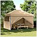 Tenda Party Beige 292 x 440 x 315 cm Tessuto Oxford - Foto miniatura 2